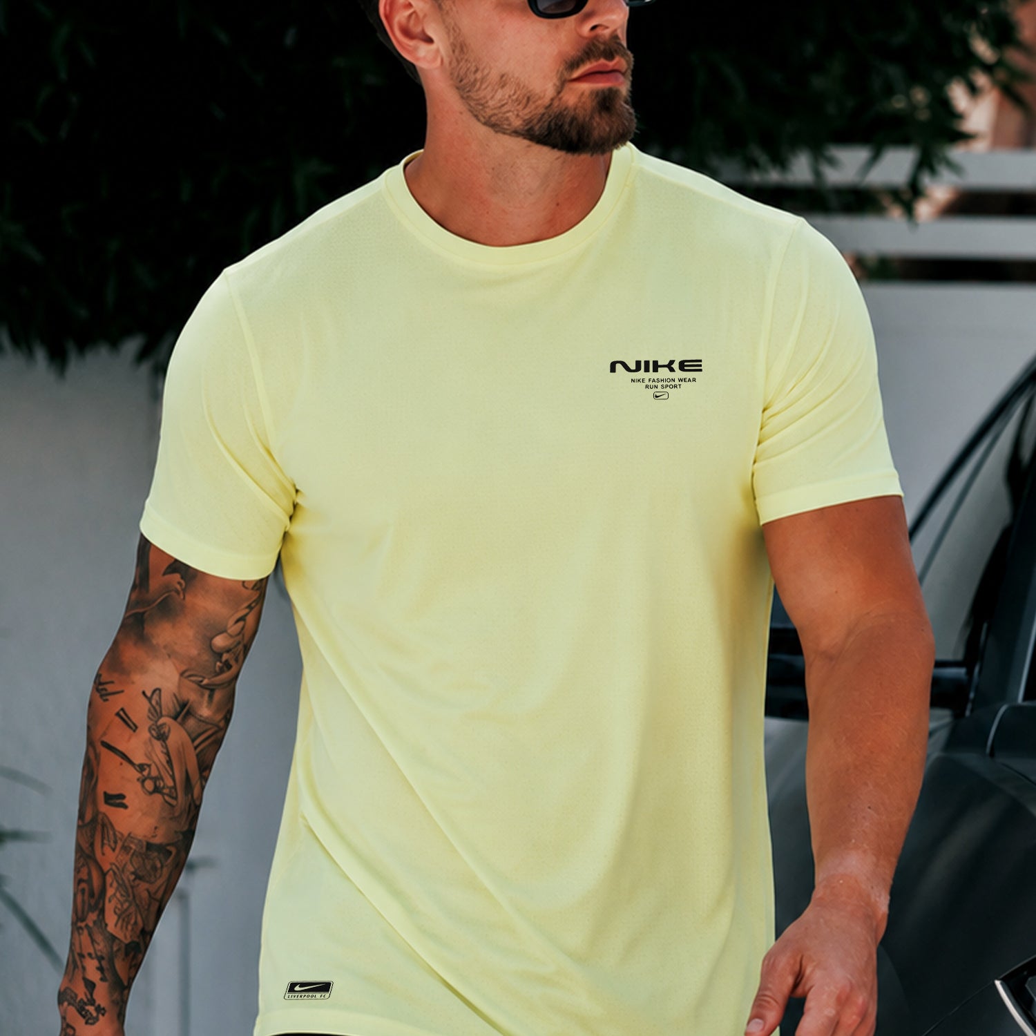 Nke Training Pro on Field Imp Dry-Fit Tee In Light Yellow