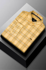 Turbo FearLess Checked Long Sleeve Cotton Casual Shirt