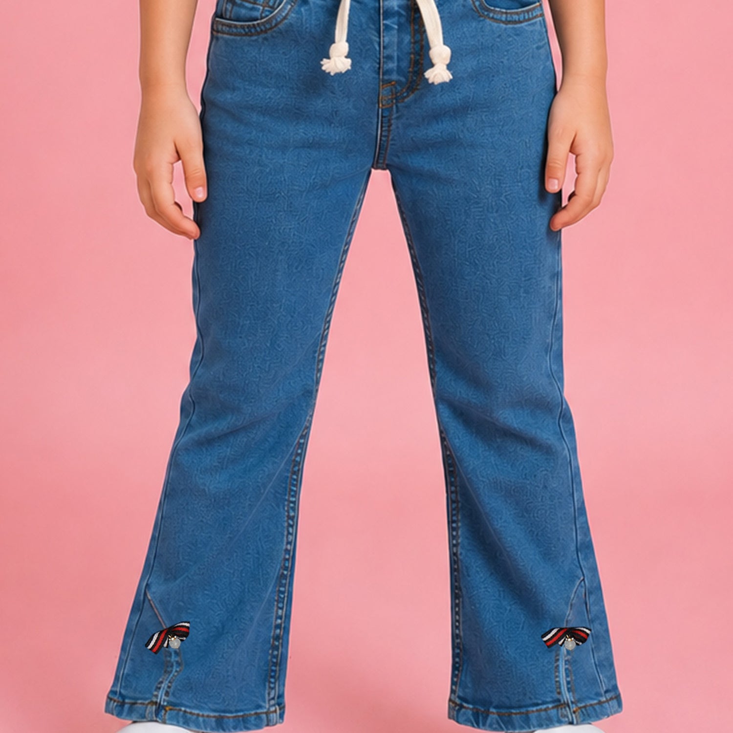 Turbo Bell Bottom Jeans For Girls