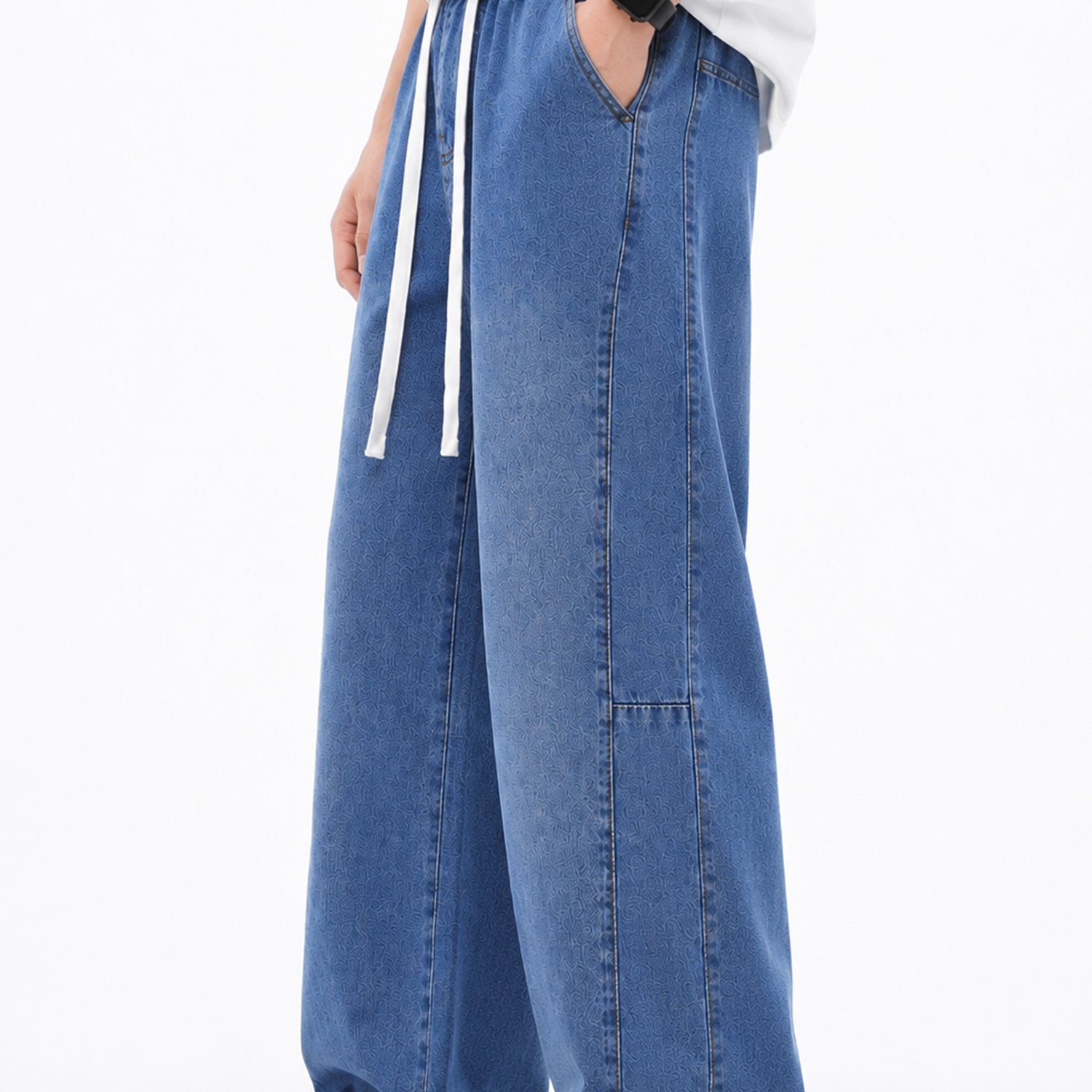 Turbo Style Fabs Denim Cargo Jeans