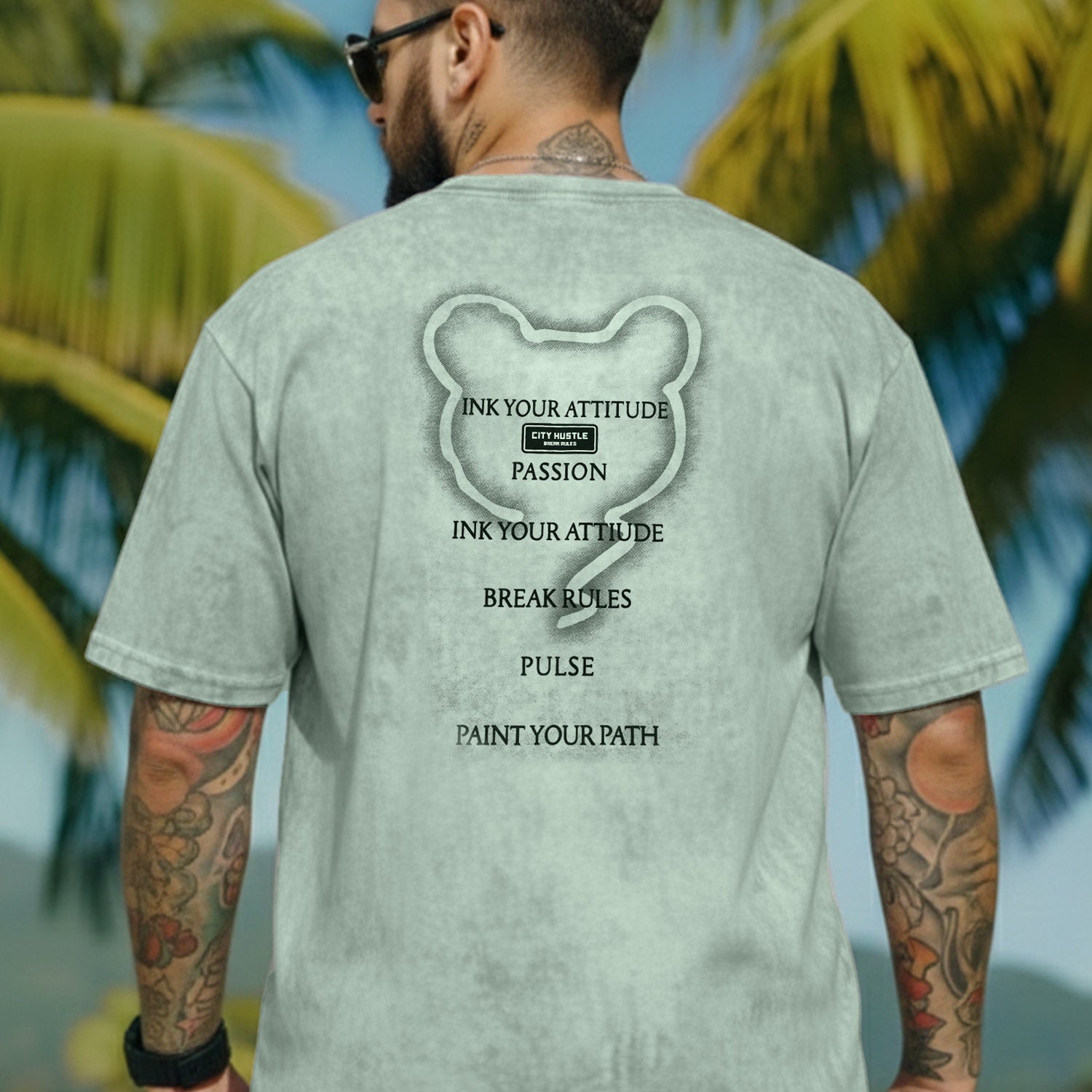 Elite Casualwear Contrast Mens T-shirt