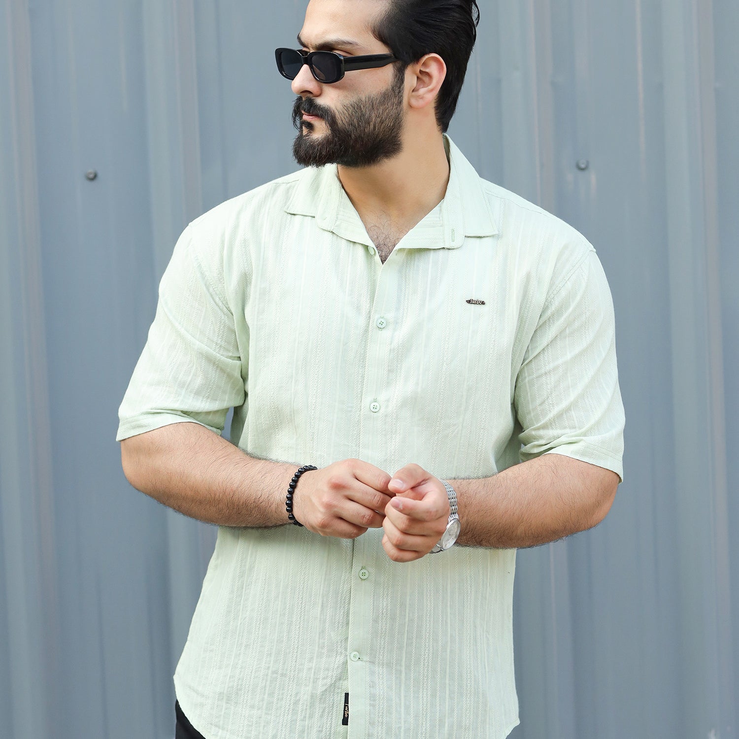 Turbo Textured Champ Casual Shirt