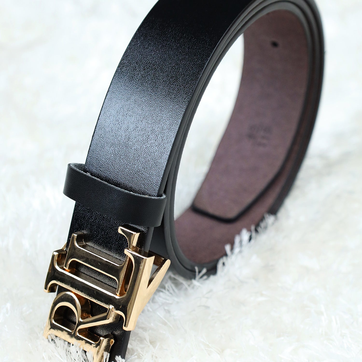 RaPH Luren Metal Alloy Automatic Buckle Branded Belt