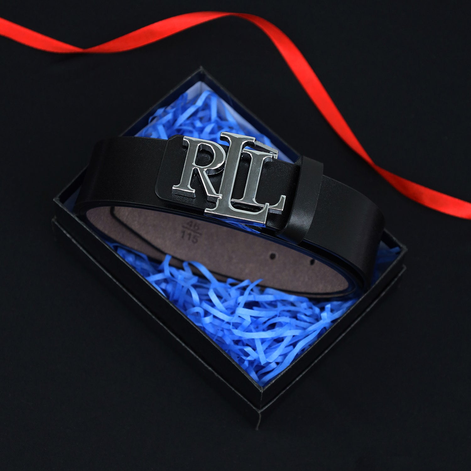 RaPH Luren Metal Alloy Automatic Buckle Branded Belt