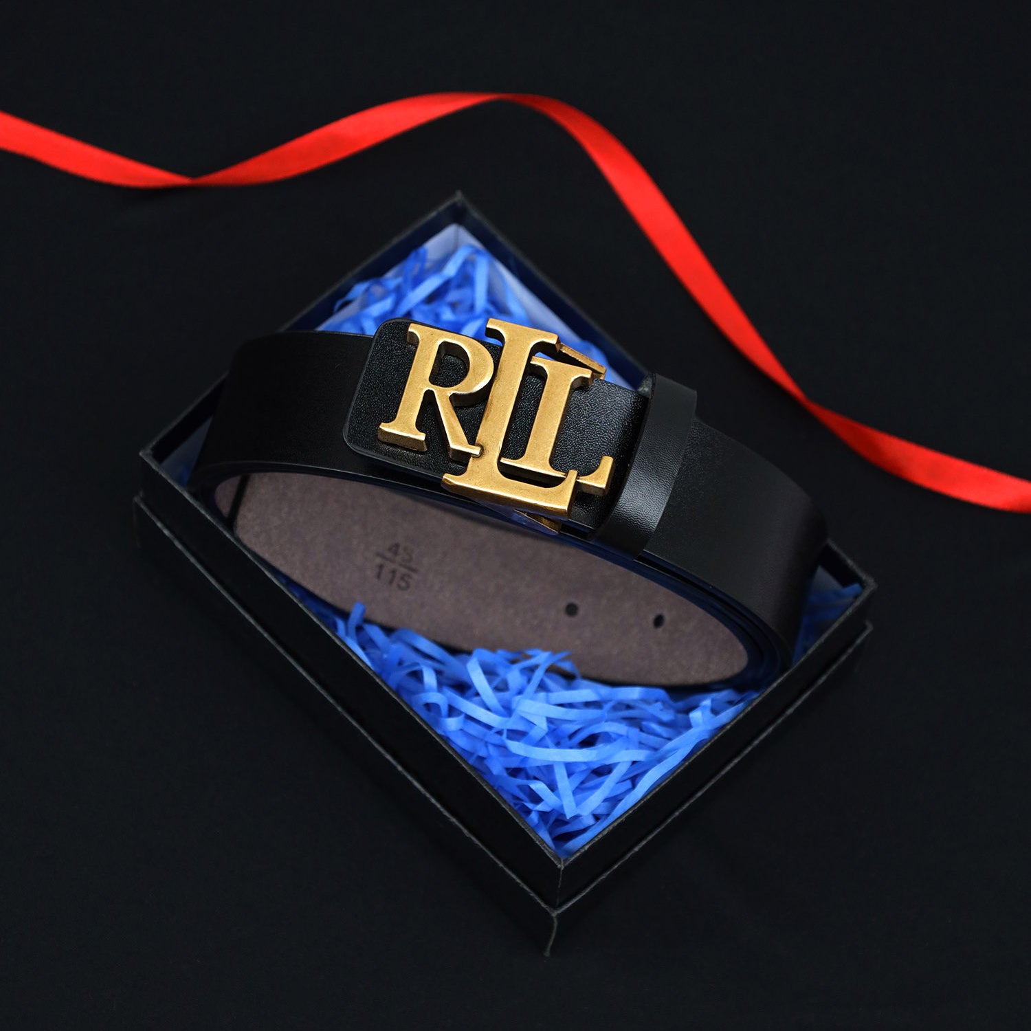 RaPH Luren Metal Alloy Automatic Buckle Branded Belt