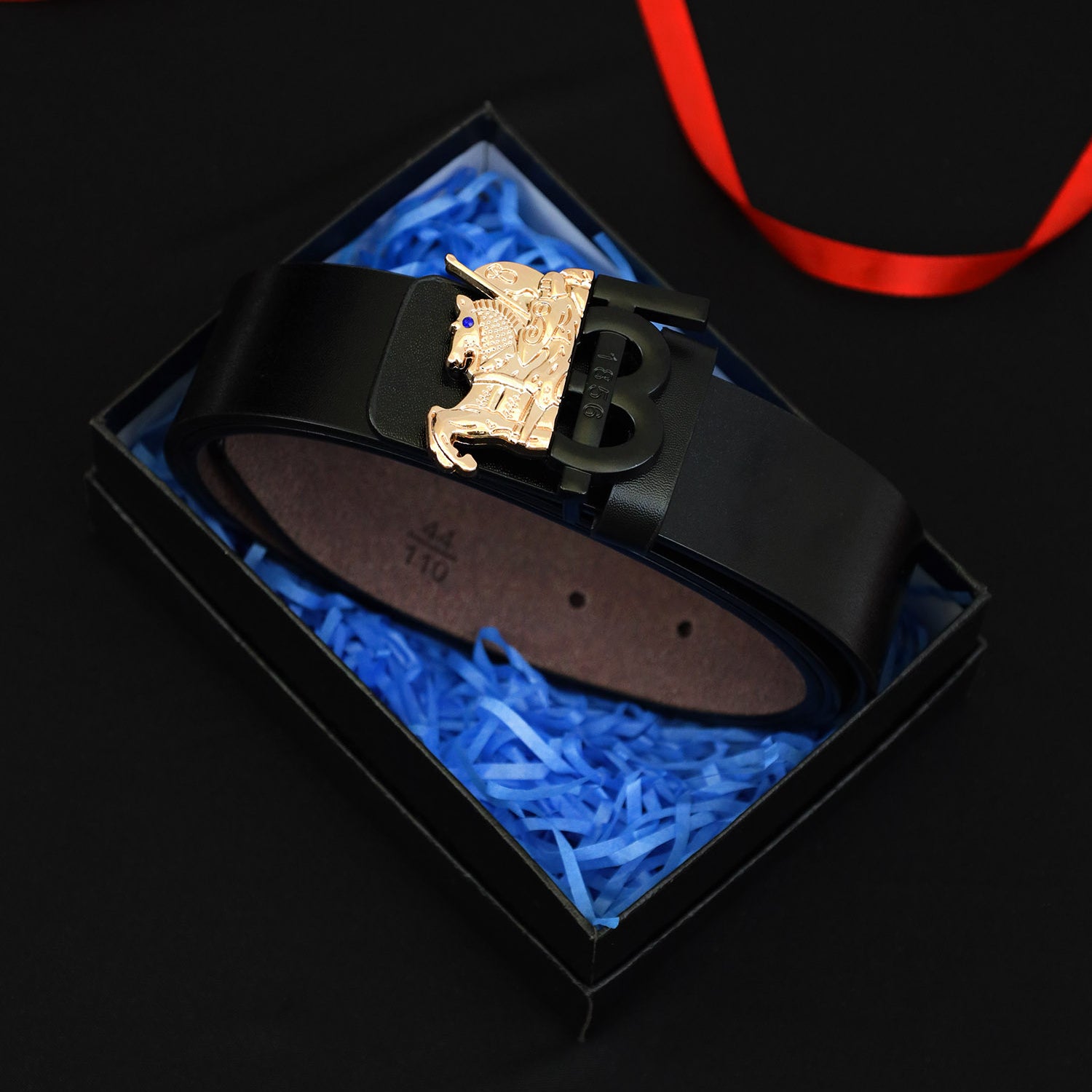Burbrry Metal Alloy Automatic Buckle Branded Belt