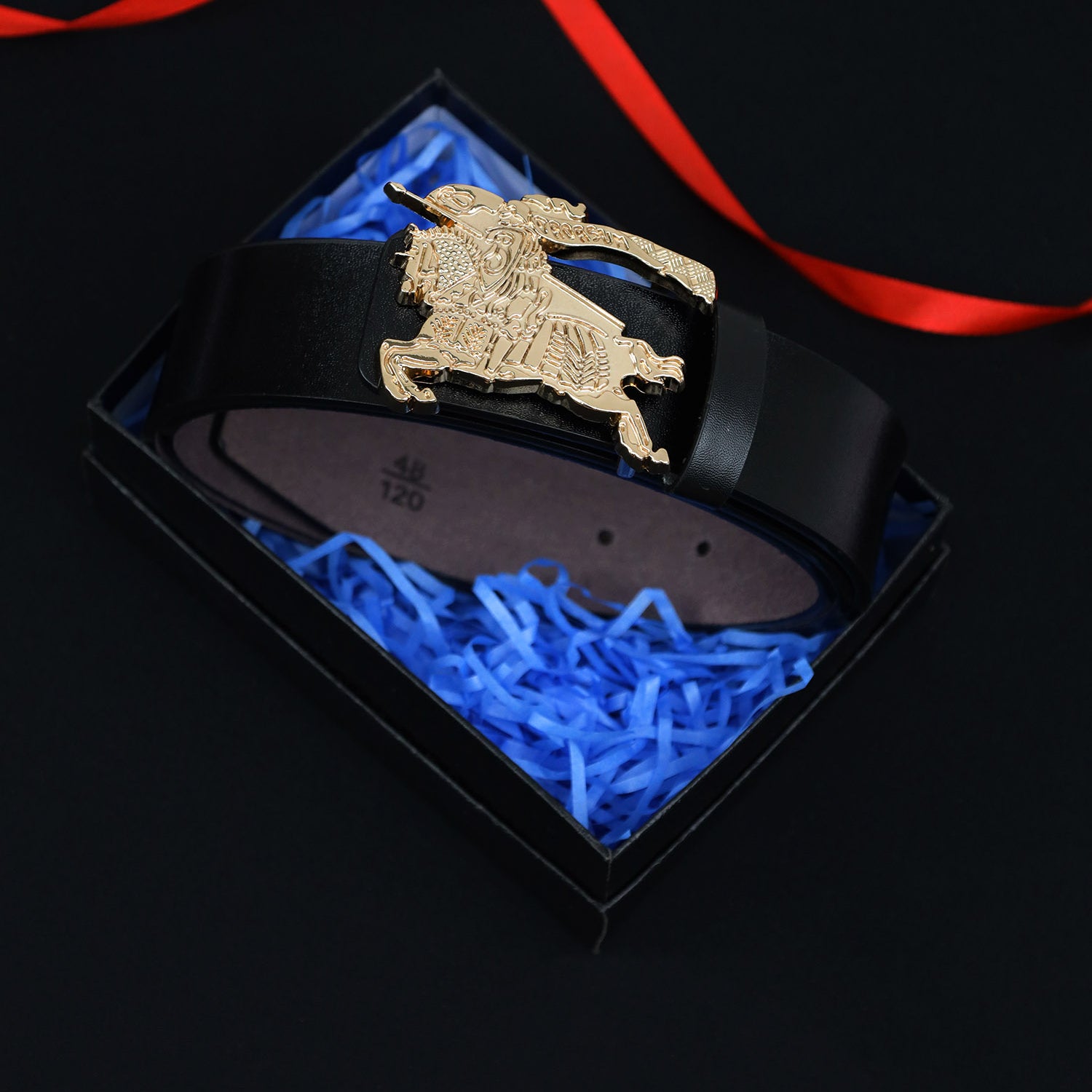 Burbrry Metal Alloy Automatic Buckle Branded Belt