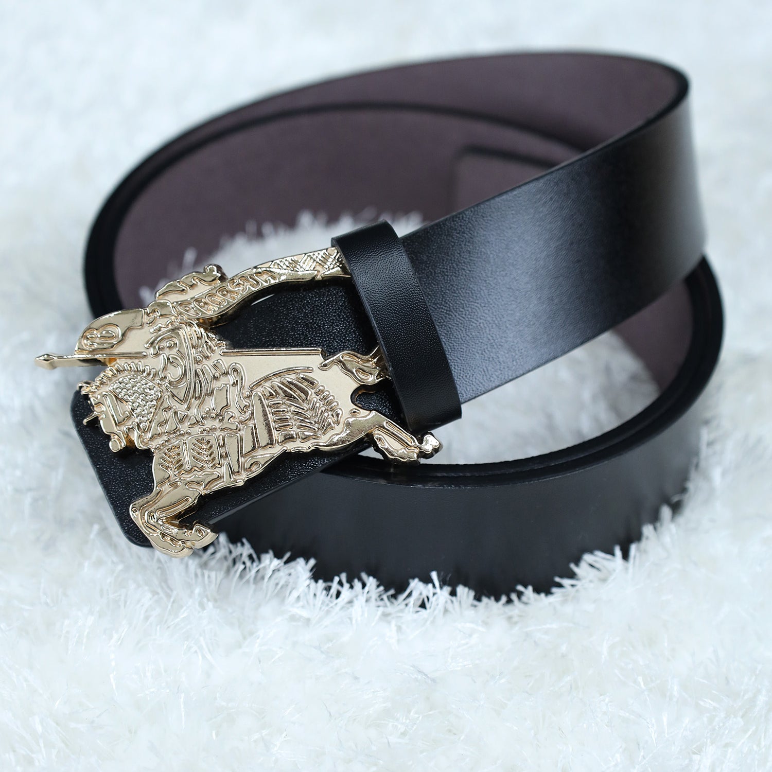 Burbrry Metal Alloy Automatic Buckle Branded Belt