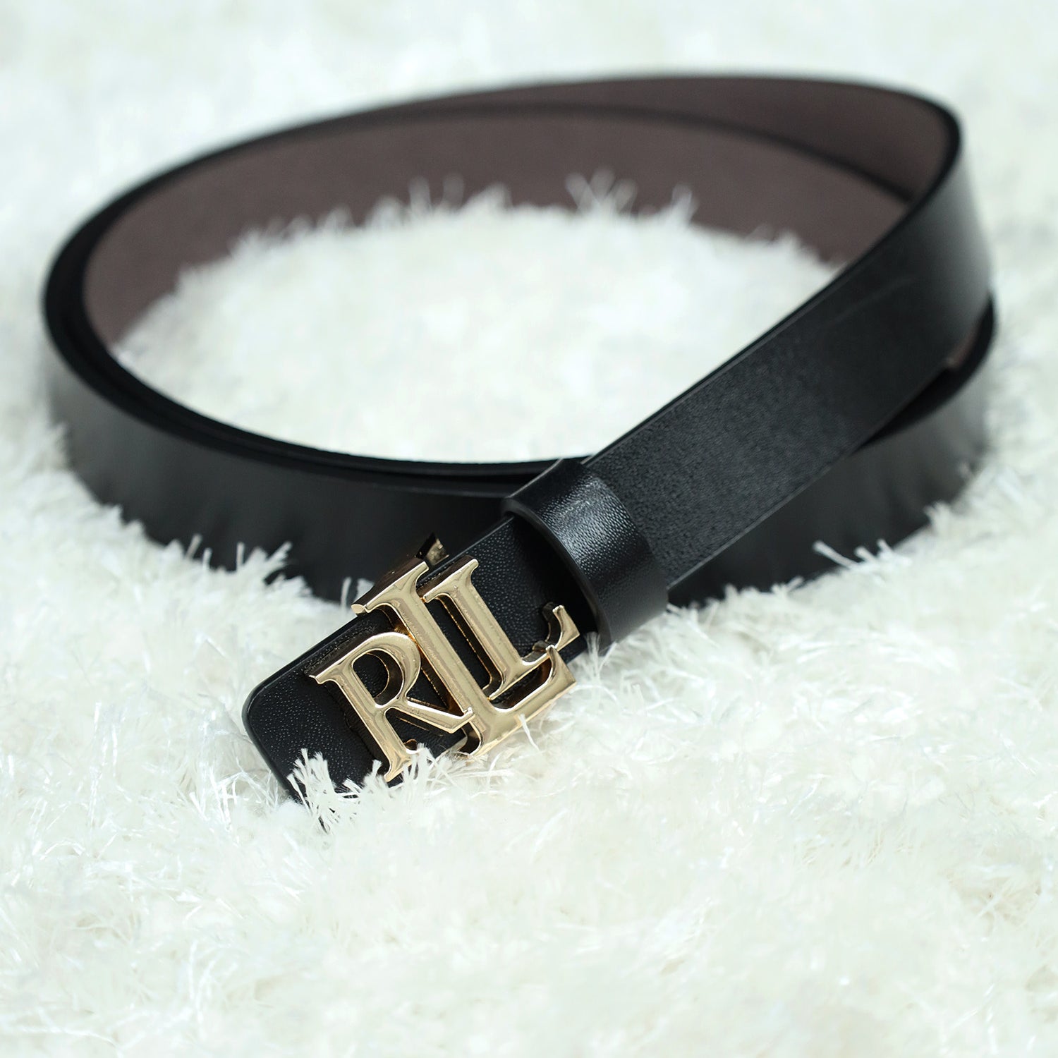 Raph Luren Metal Alloy Automatic Buckle Branded Belt