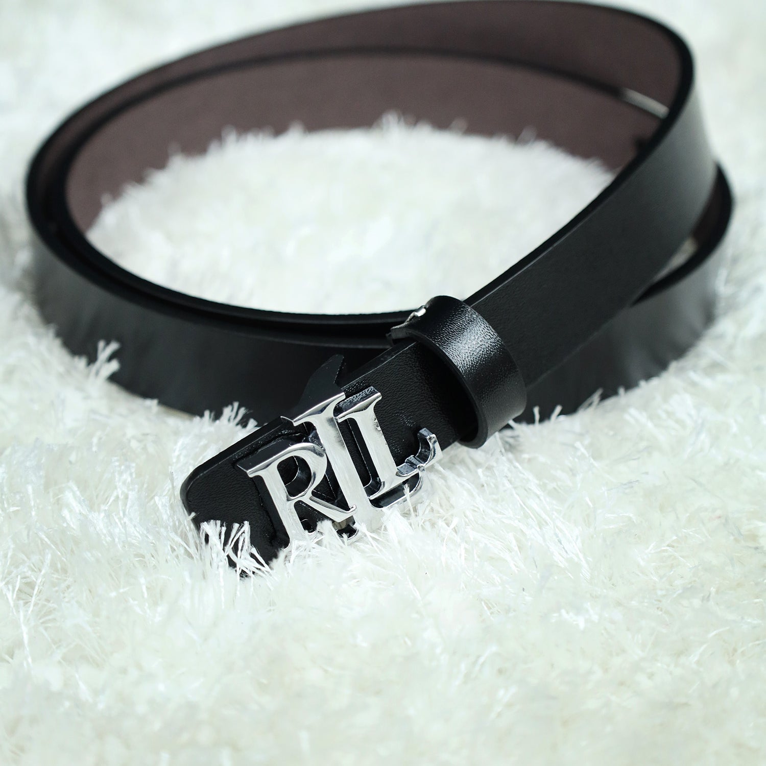 Raph Luren Metal Alloy Automatic Buckle Branded Belt