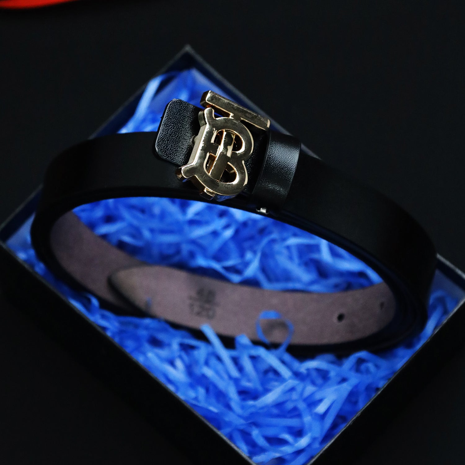 Burbrry Metal Alloy Automatic Buckle Branded Belt