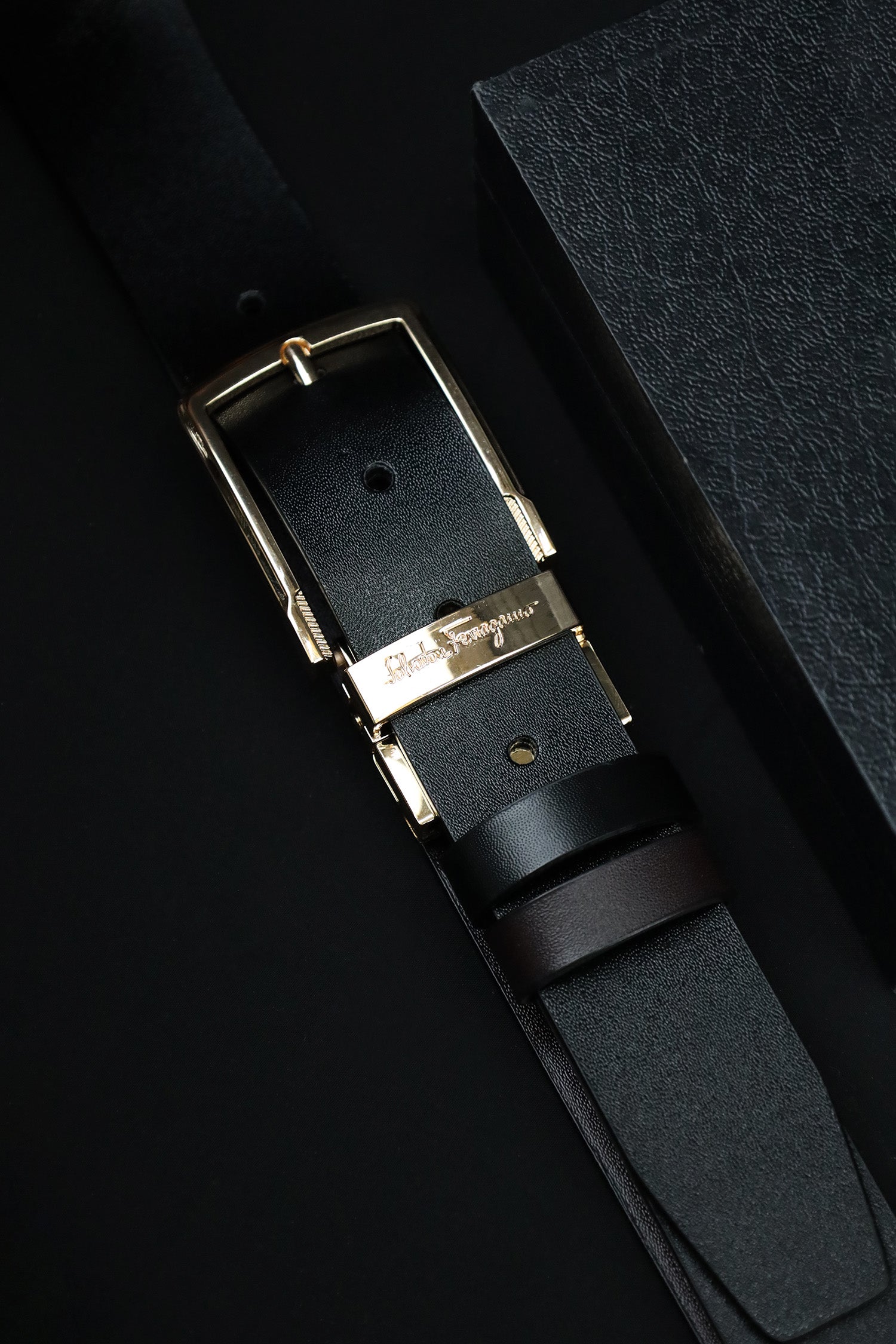 Fergamo Buckle Double Side 7A+ Premium PU Belt