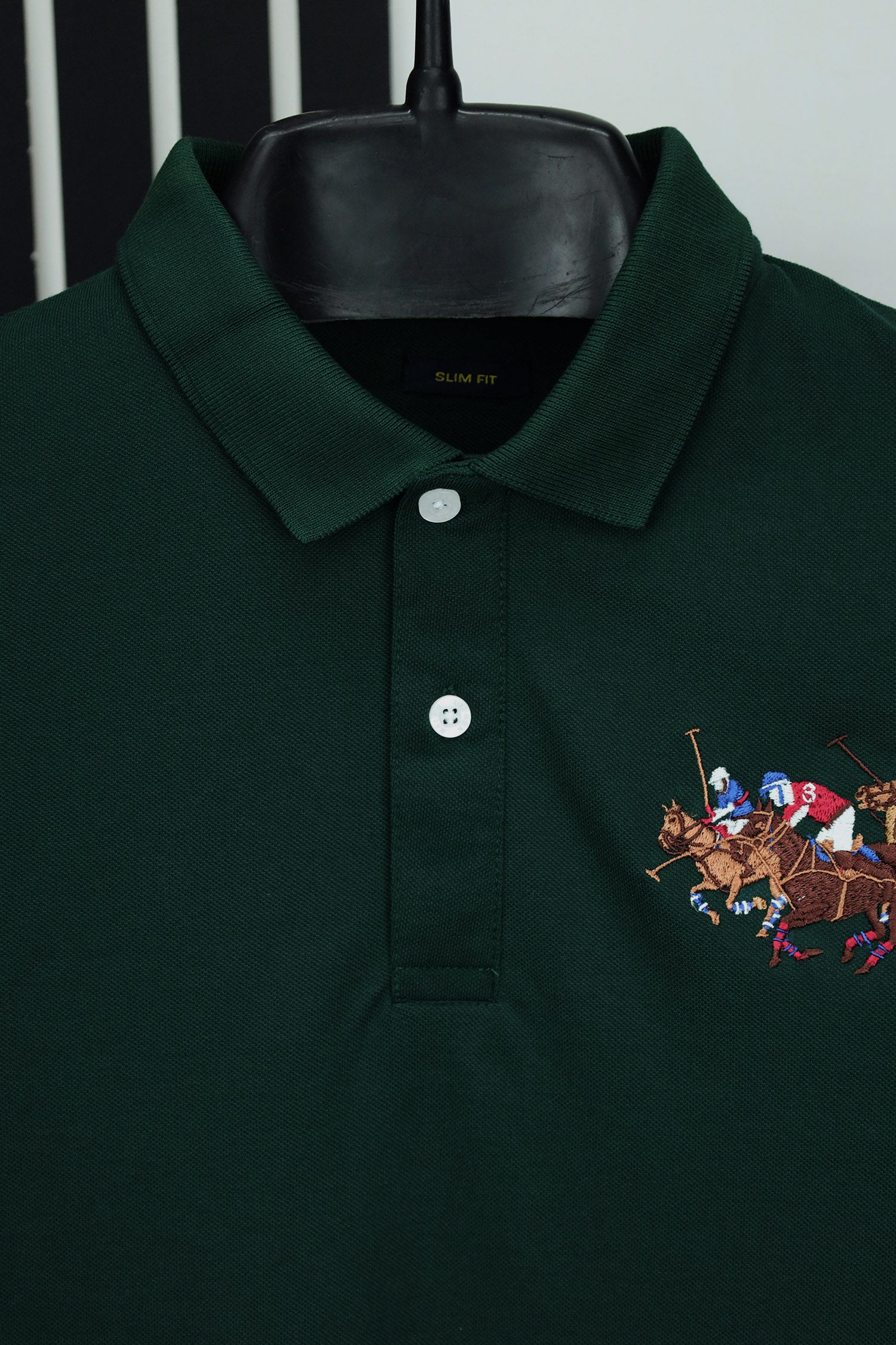 Rlph Laren Men's Polo Triple Pony Shirt