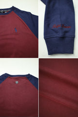 Rph Lren Raglan Pullover Mock Neck Imported Men's Sweatshirt