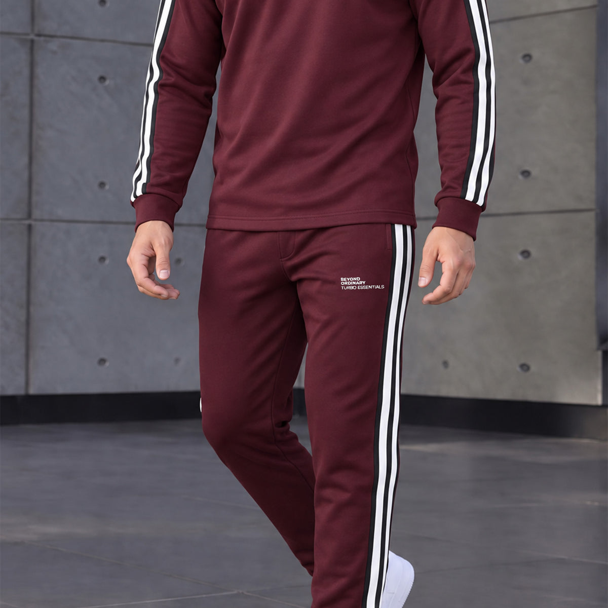 Turbo Ordinary Round-Neck Men's Co-Ord Set
