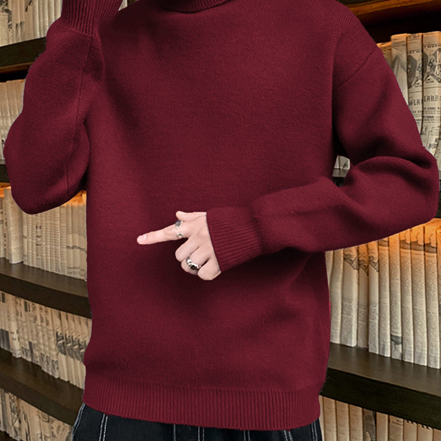 Thermal Winter Turtleneck Pullover High Neck