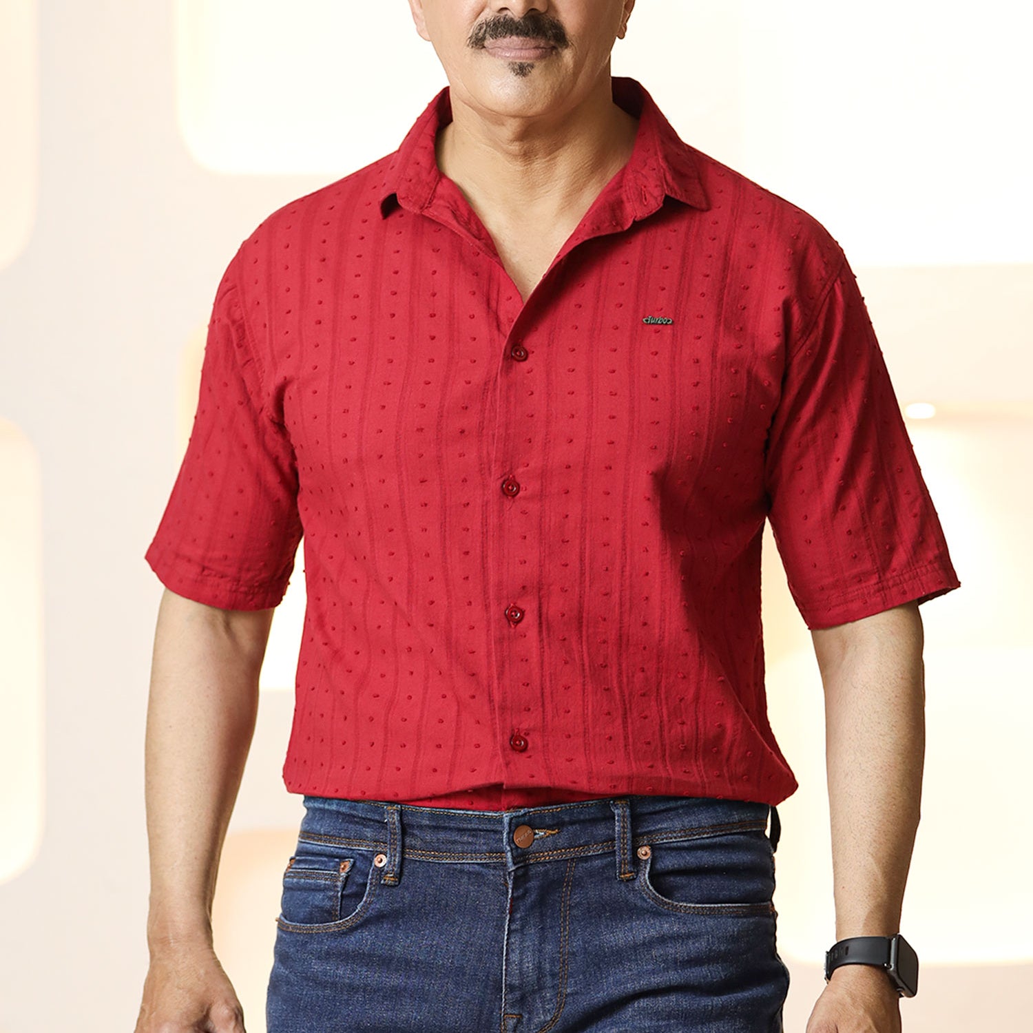 Turbo Puff Clasic Thread Casual Shirt