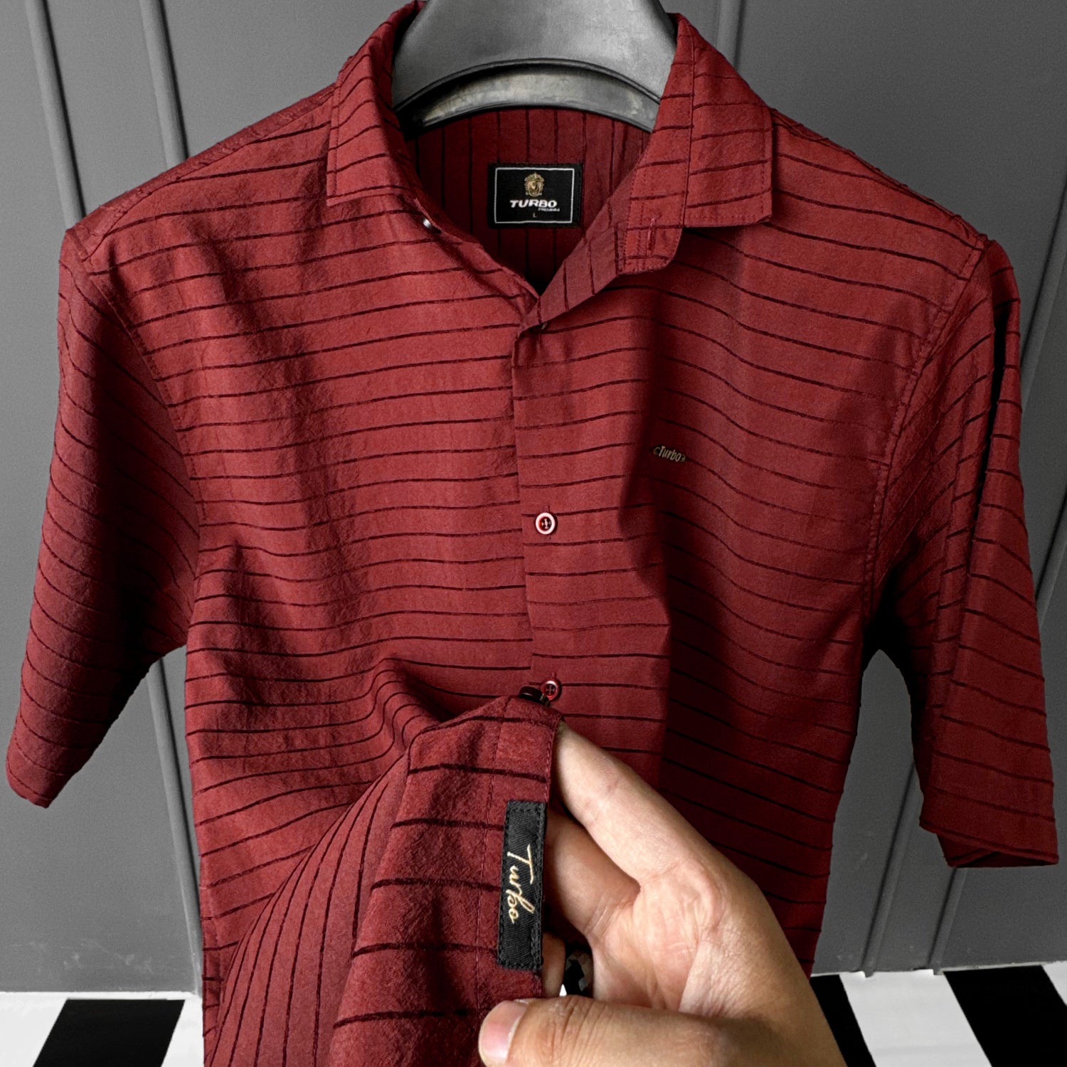 Turbo Snitch Striped Casual Shirt