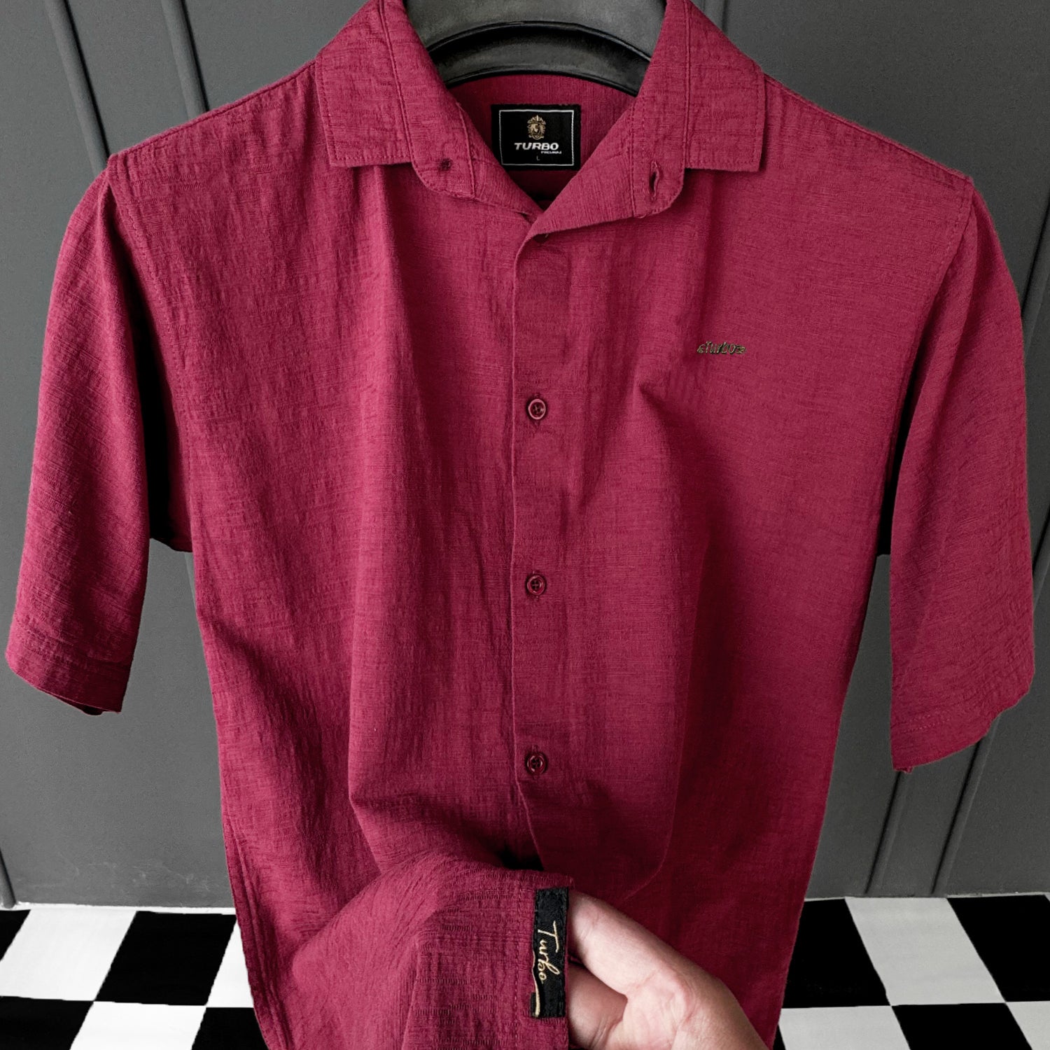 Turbo Textured Relaxed Fit Casual Shirt