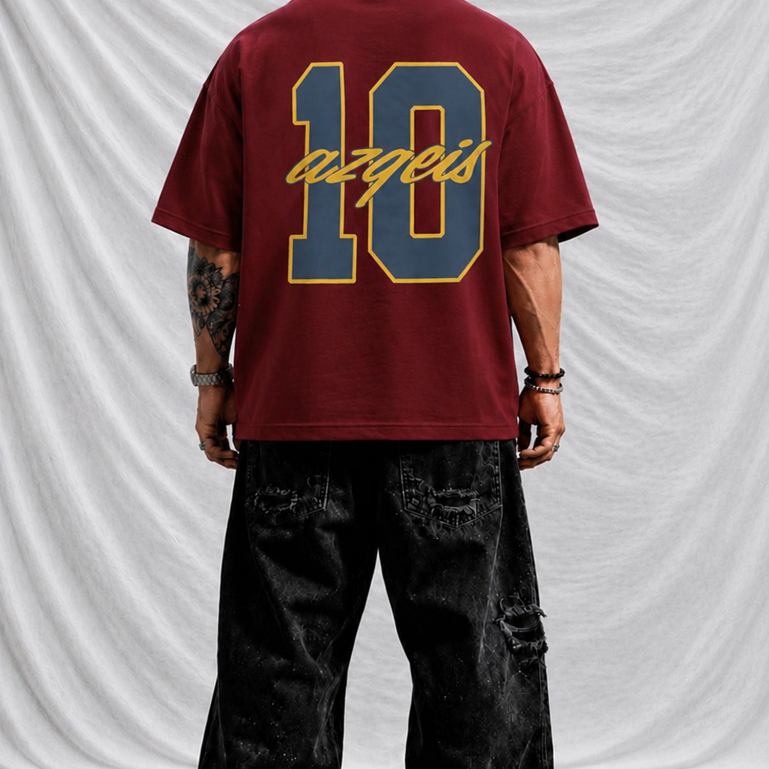 Turbo National Hip-Hop Oversize Men's Tee