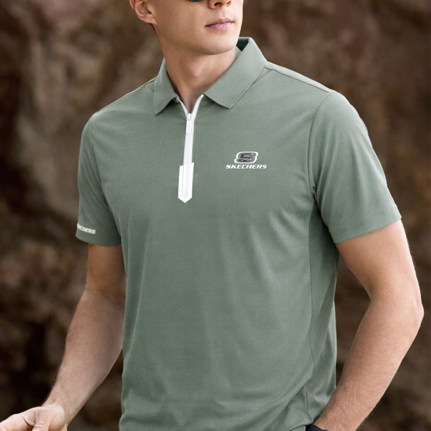 Skchrs Urban Mesh Men's Polo Shirt