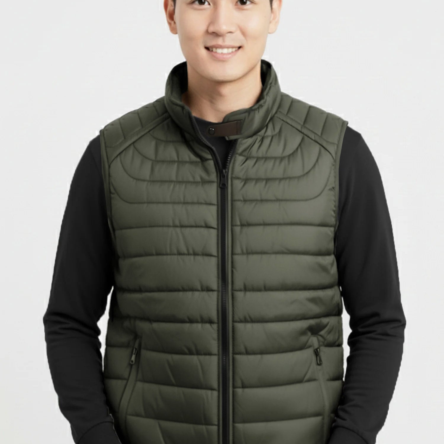 Lightweight Quilted Puffer Vest Imported Men's Gilet