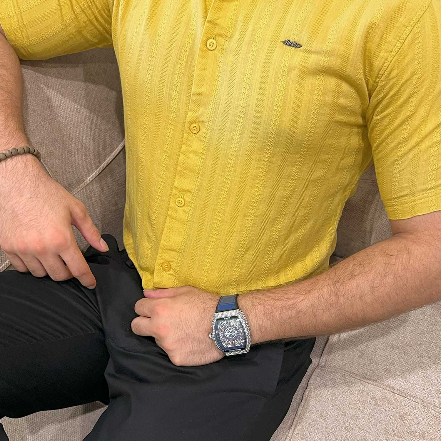 Turbo Endless Cool Embossed Casual Shirt