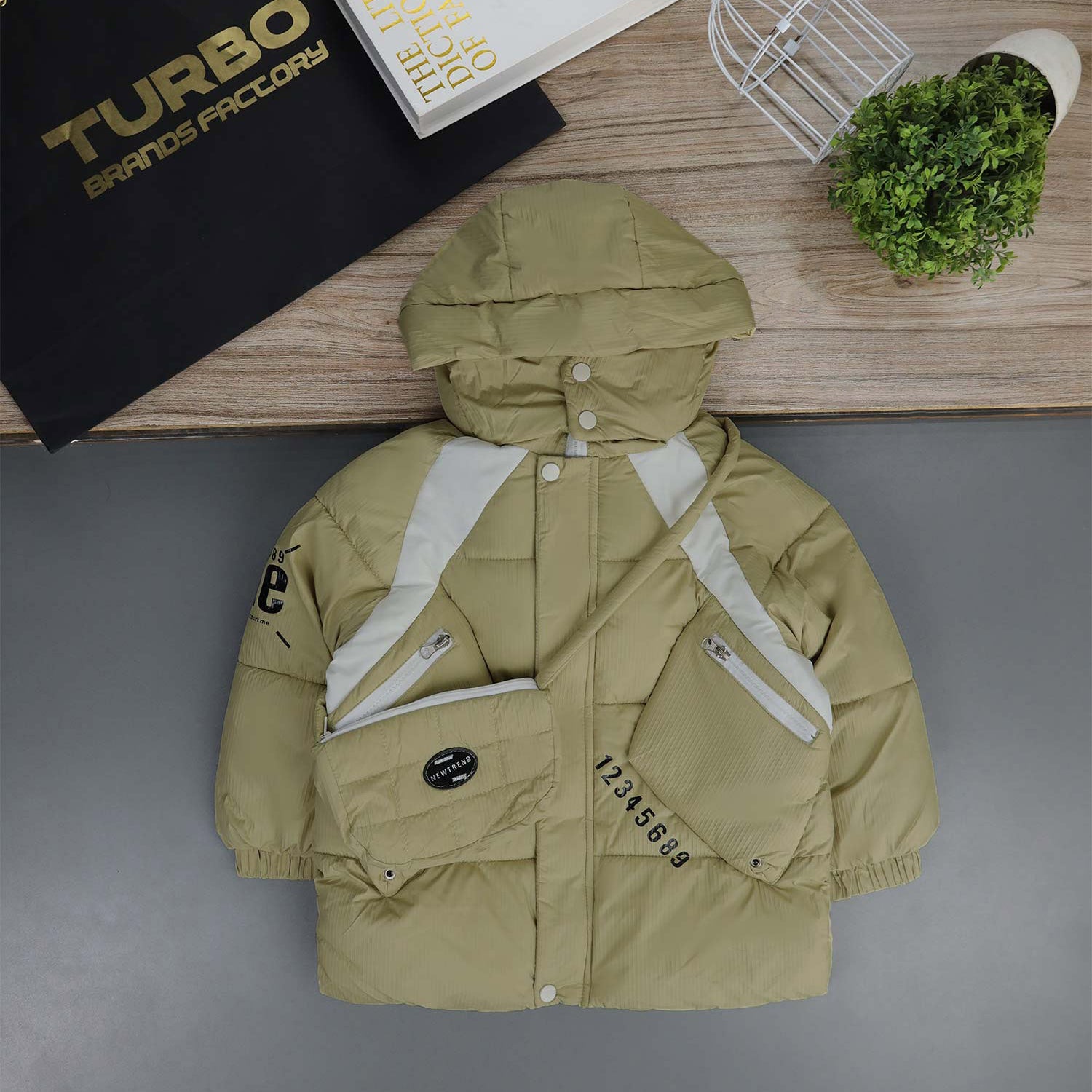 Winter Essential Hooded Girls Kids Puffer Jacket