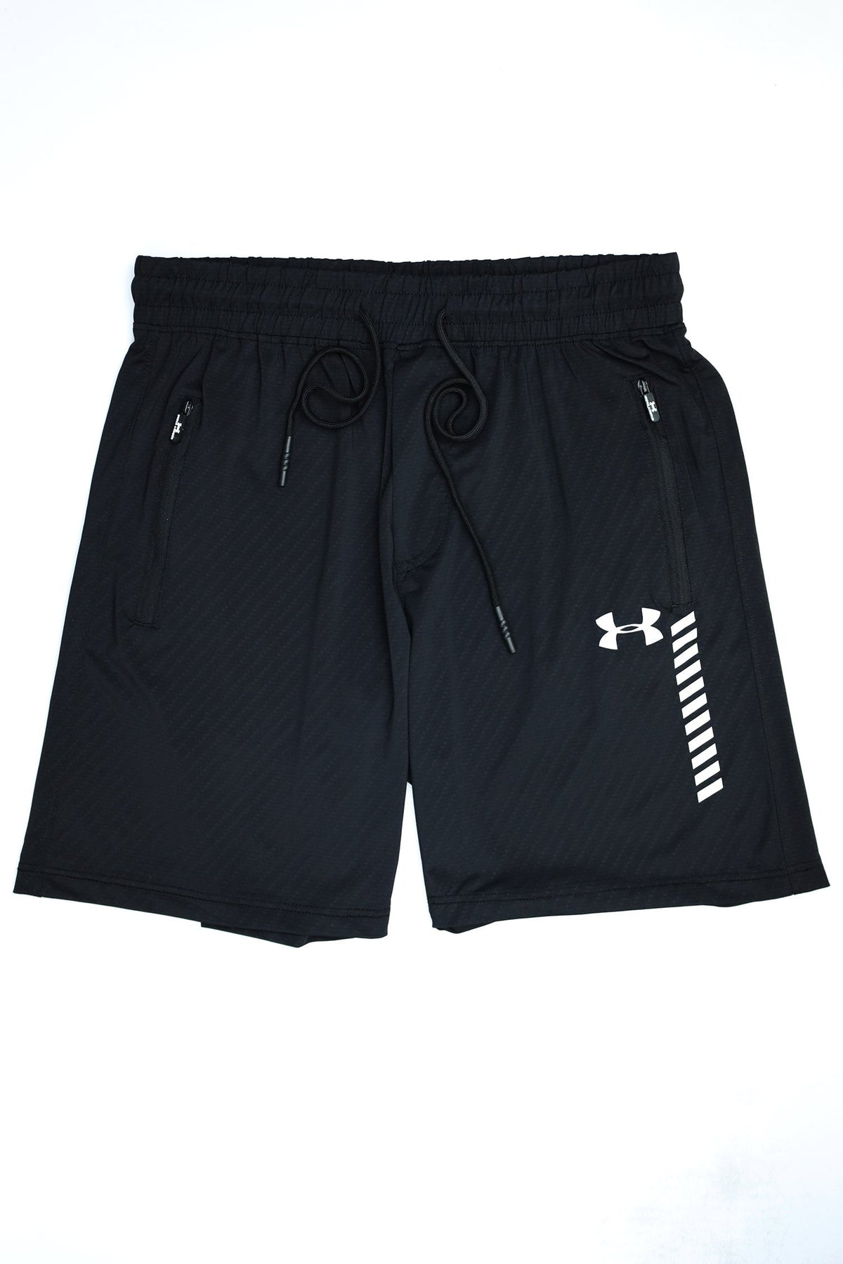Undr Armur Reflector Logo Quick-dry Shorts In Black