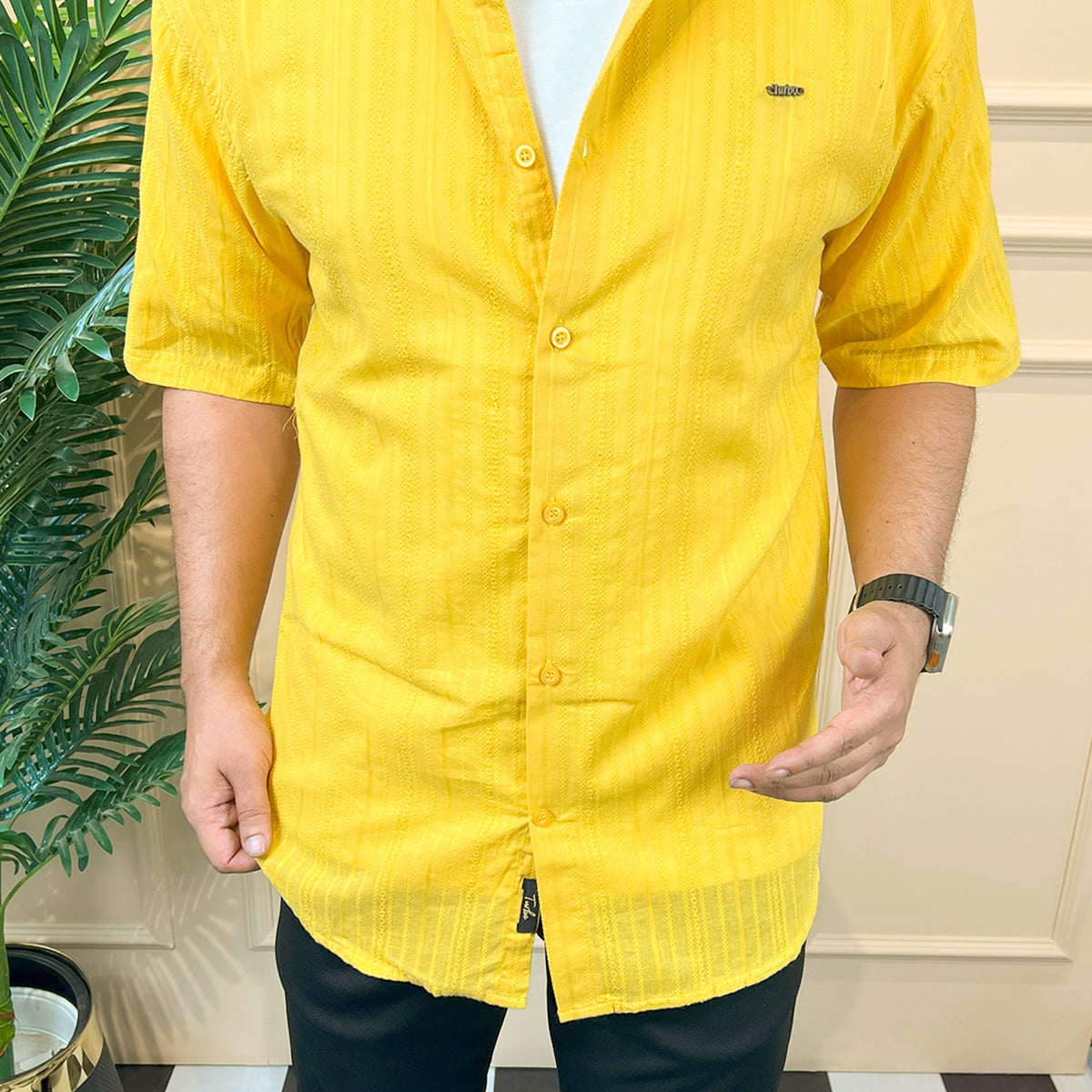 Turbo Textured Champ Casual Shirt
