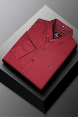 Turbo Self Lining Long Sleeve Cotton Casual Shirt