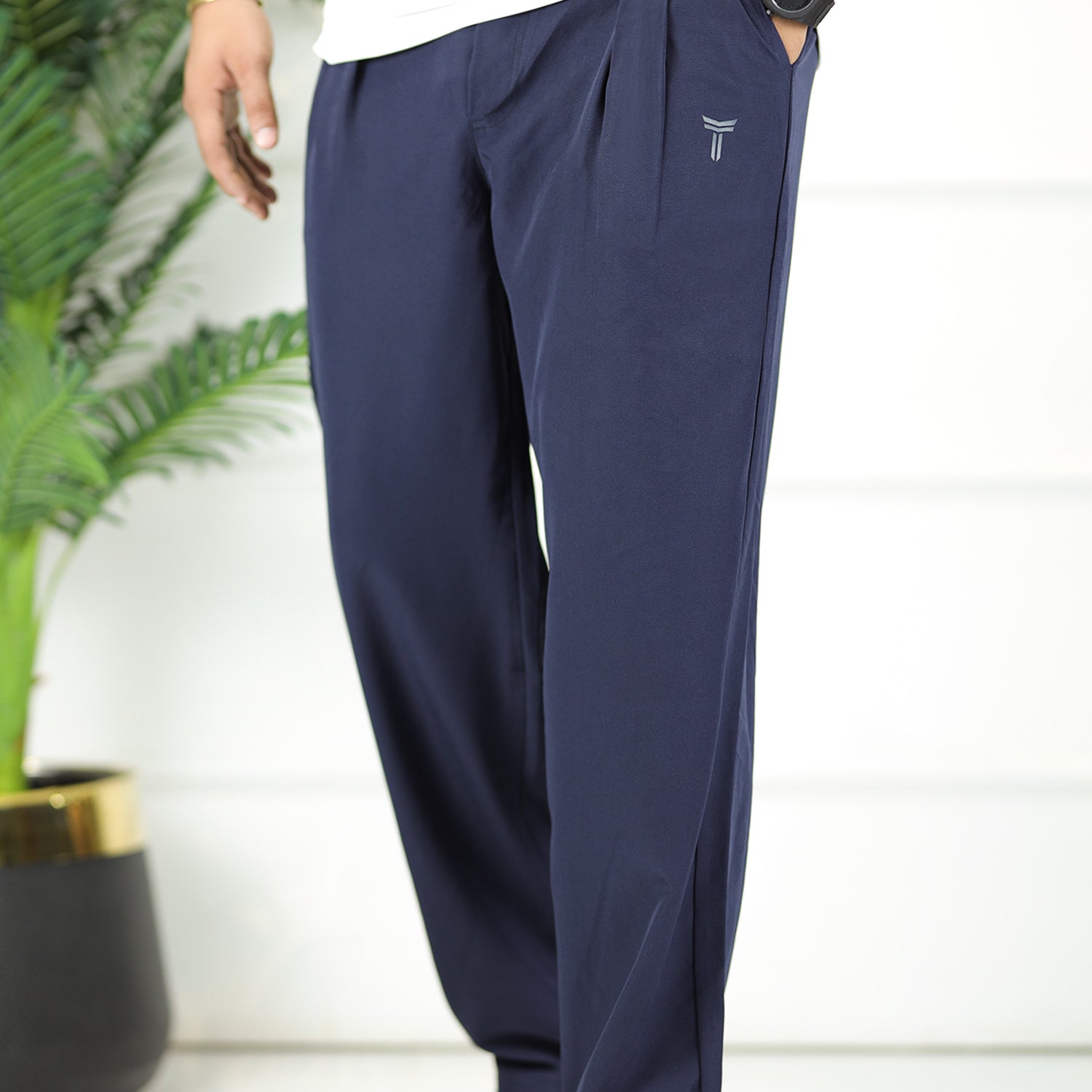 Turbo Urban Micro Box Plate Loose Bottom Trouser