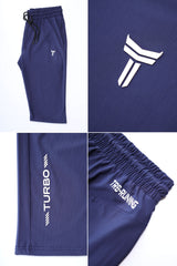 TRB Design Front Logo Print Men Shorts