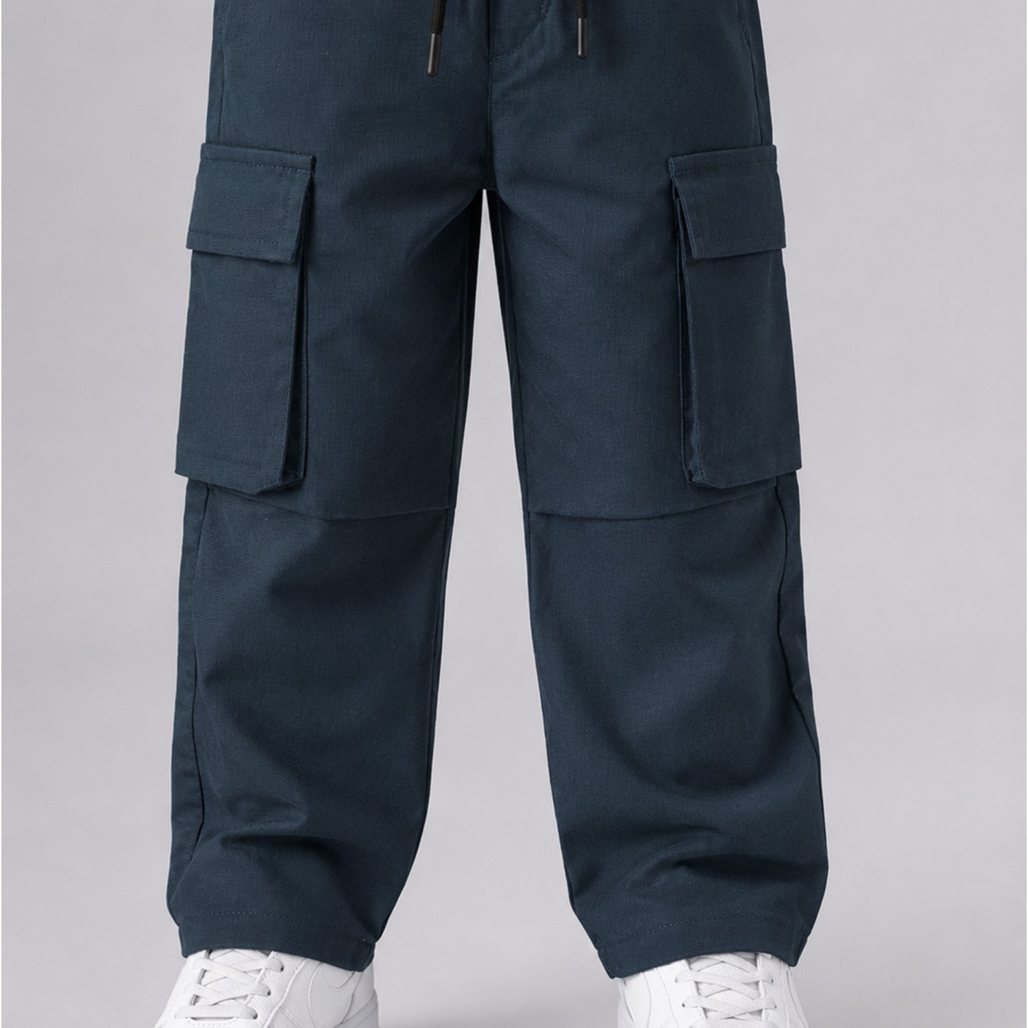 Turbo Baggy Fit Cargo Jeans For Boys