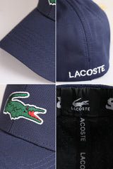 Lcste Crocdile Badge Imp Polyester Cap