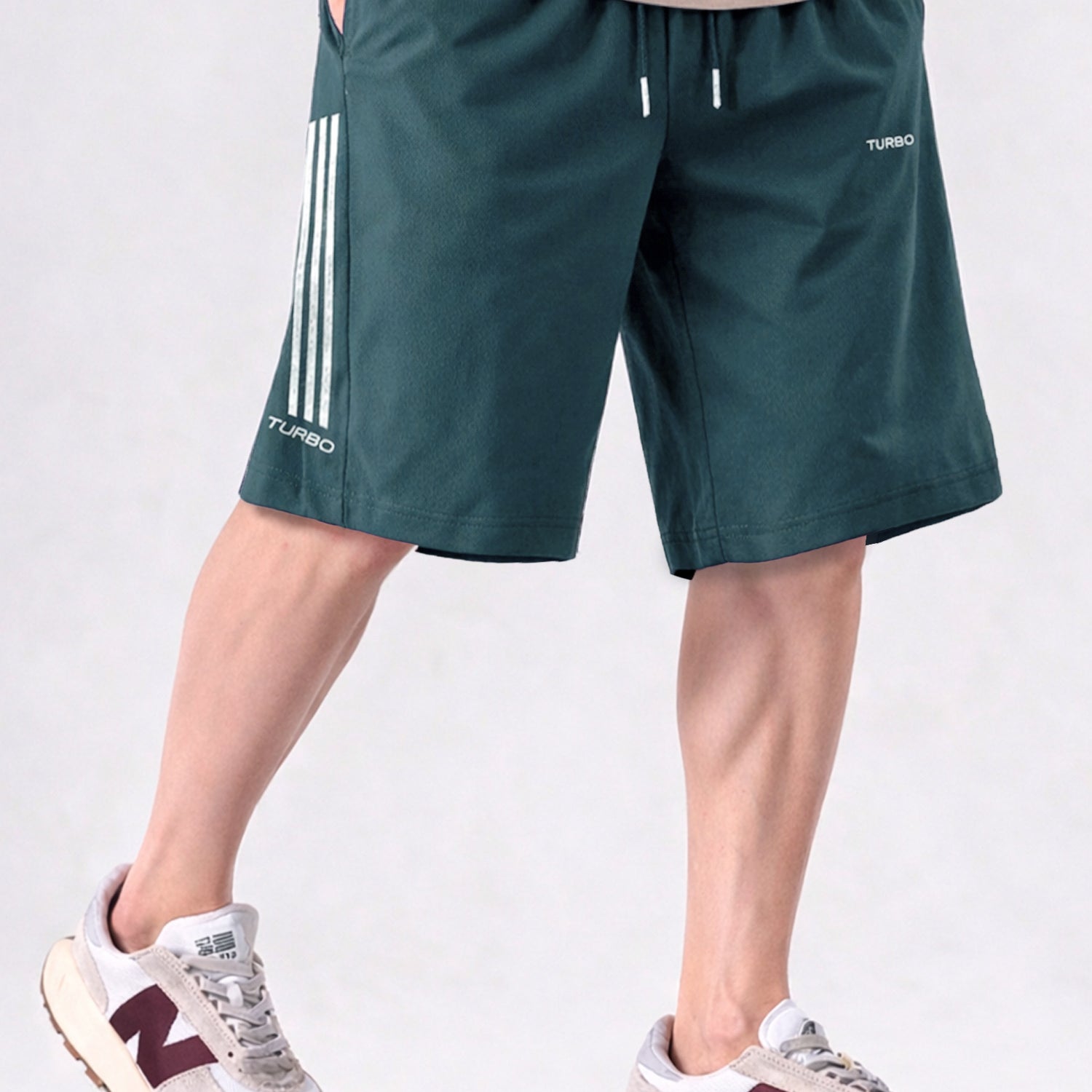 OverSized All Day Wear Raw Edge Elastic Shorts