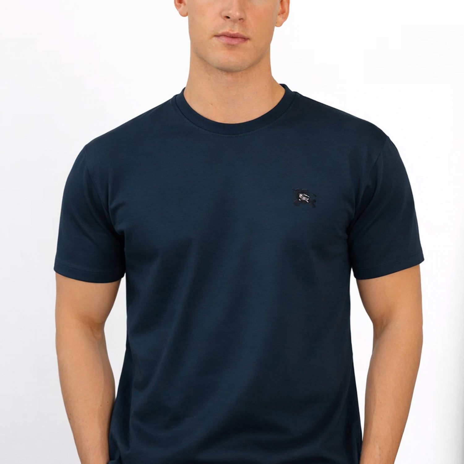 Burbry Equestrian Knight Design Men's Tee