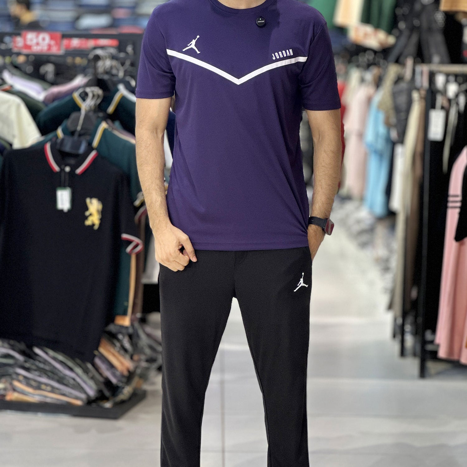 Jrdn Flight Arched Wordmark Men's Tracksuit