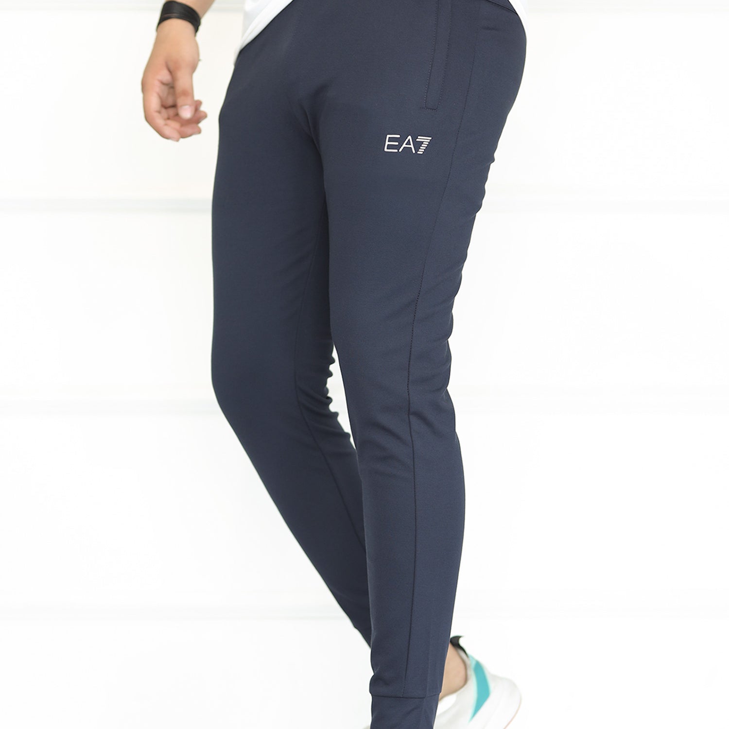 Armni 'Emporio' Division Active SlimFit Trouser In Navy Blue