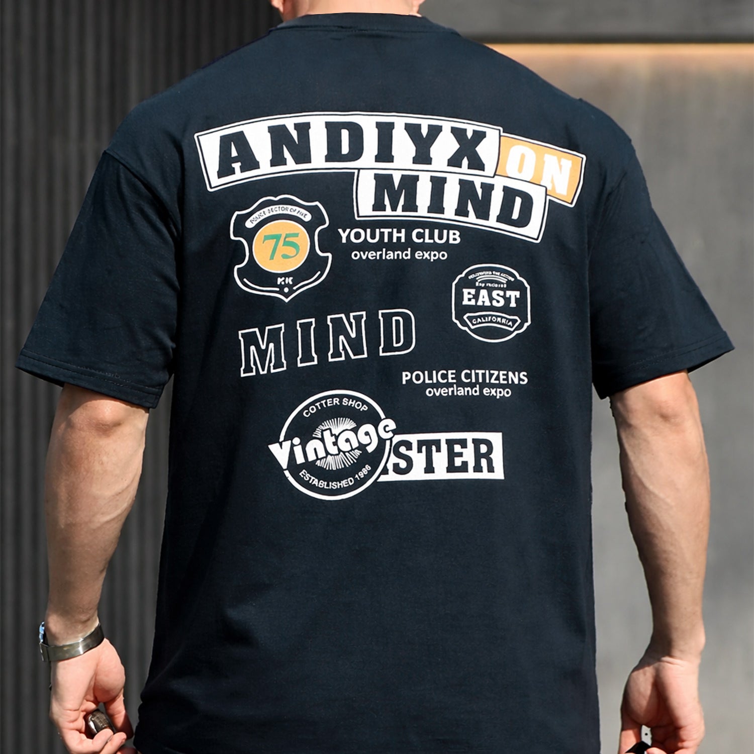 Turbo Distinctive Chest Design Oversize Tee