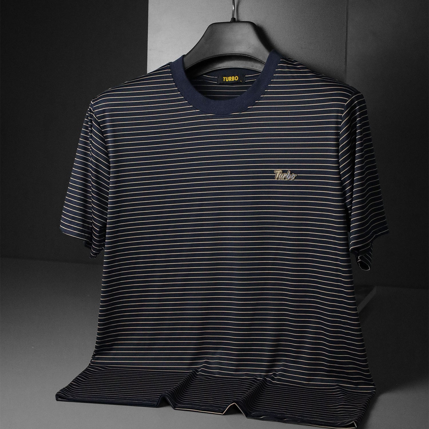 Turbo Horizontal Stripes Design Tee