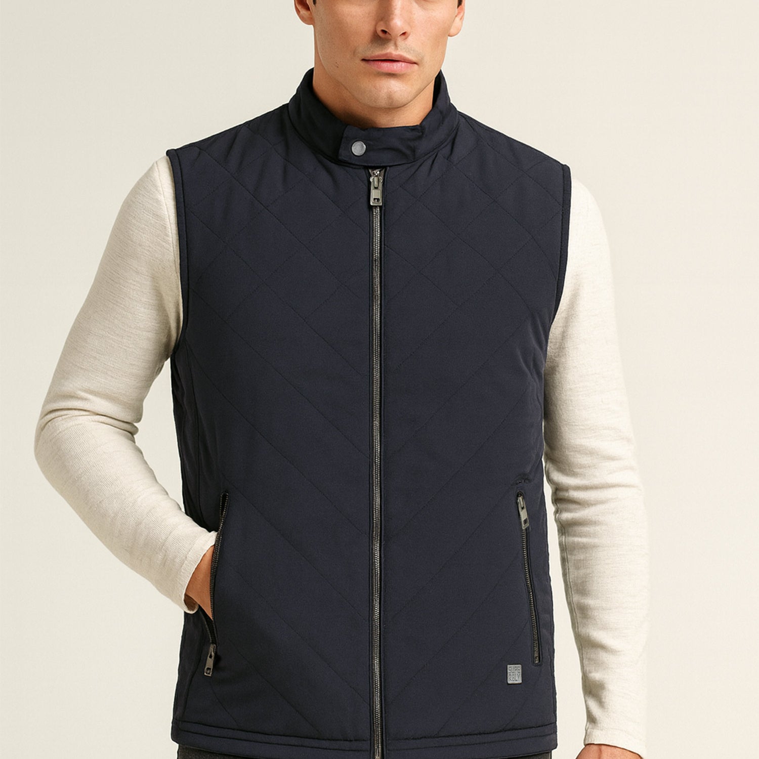 Diamond Quilted Heritage Vest Imported Men's Gilet
