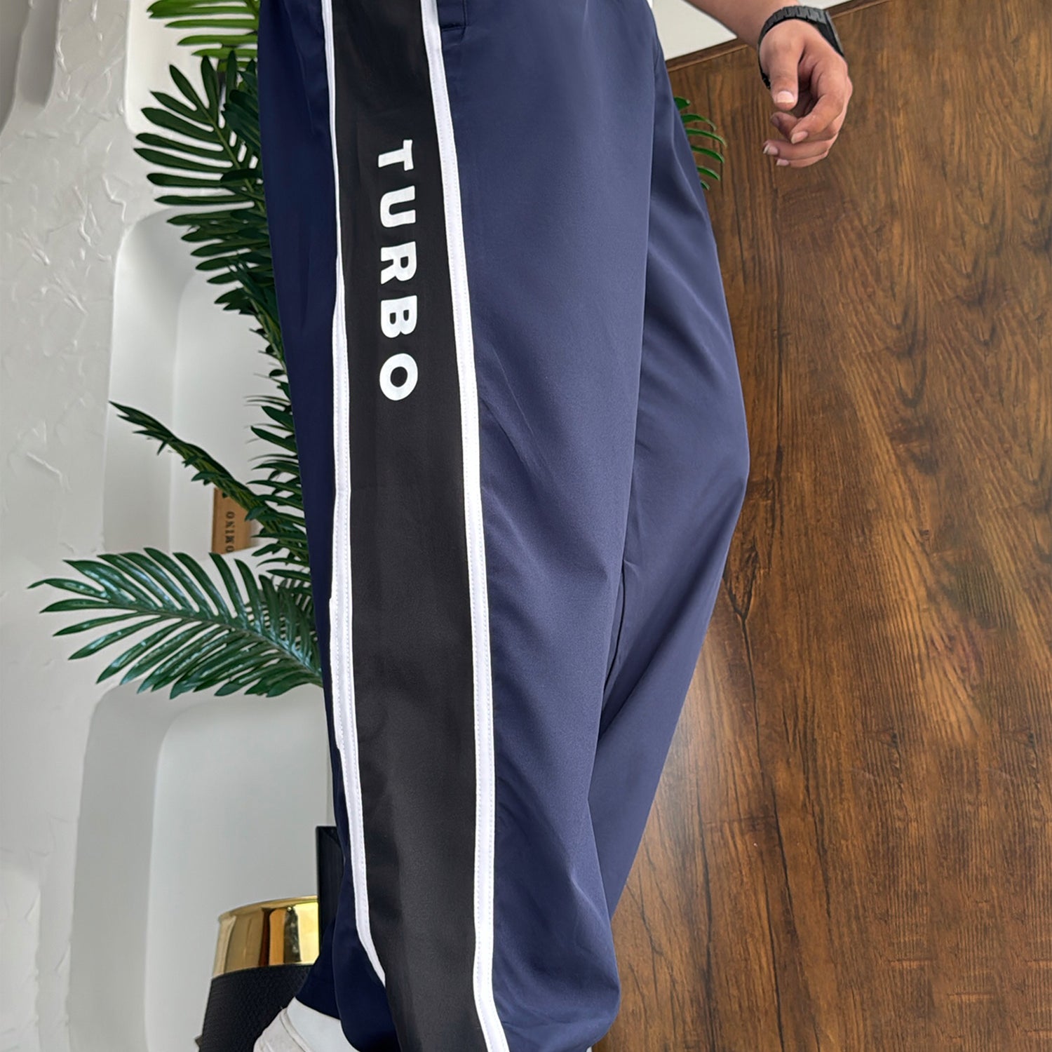 Turbo Panel Typography Micro Loose Fit Trouser