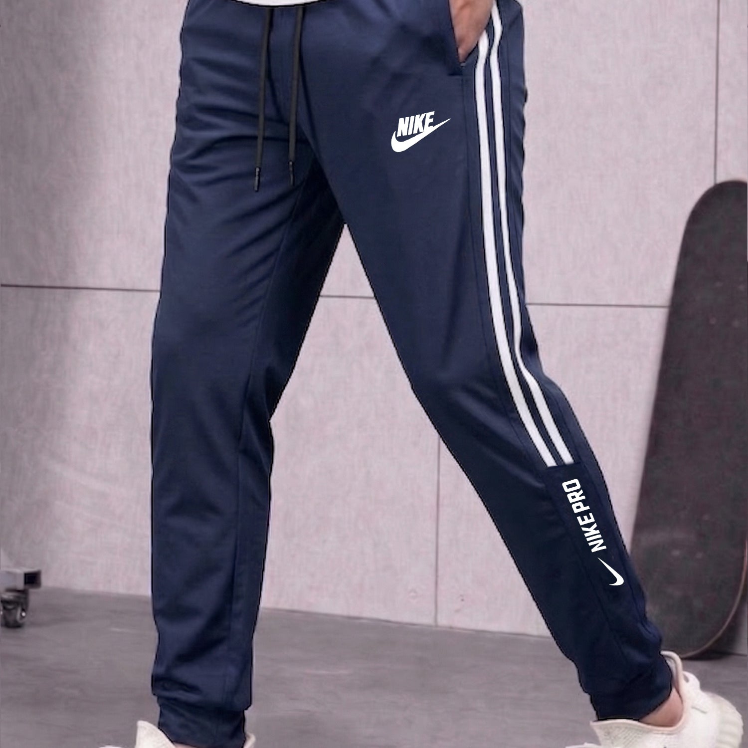 Nke Elegant Look Dry-Fit Trouser In Navy Blue