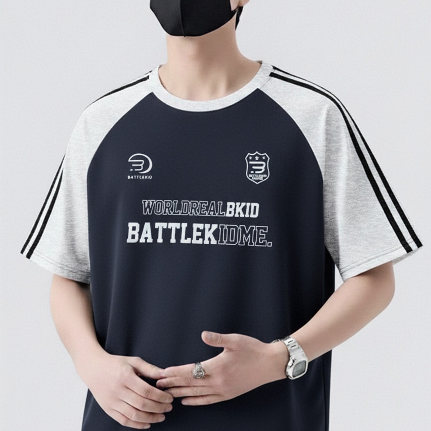 Mens Raglan Round Neck T-shirt*