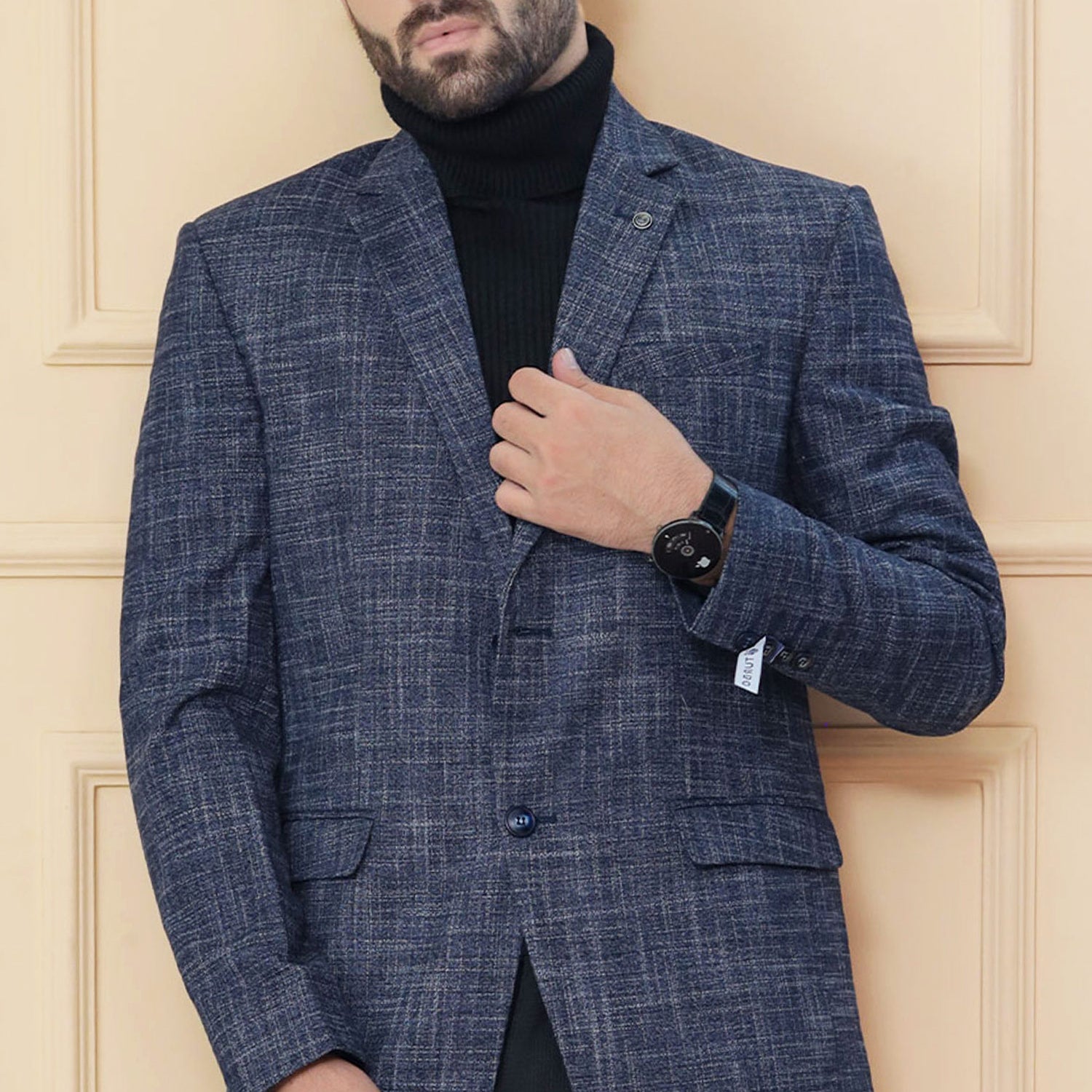 Classic Rich Ember Tone Mens Casual Blazer