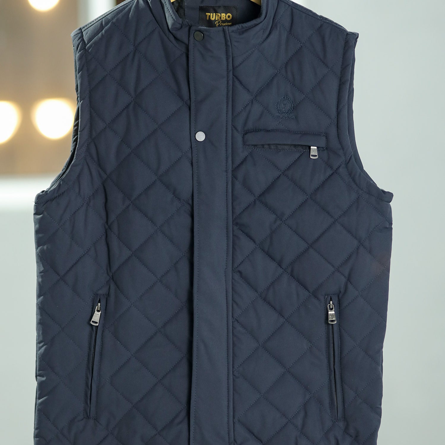 Stone Quilted Imported Men's Gilet