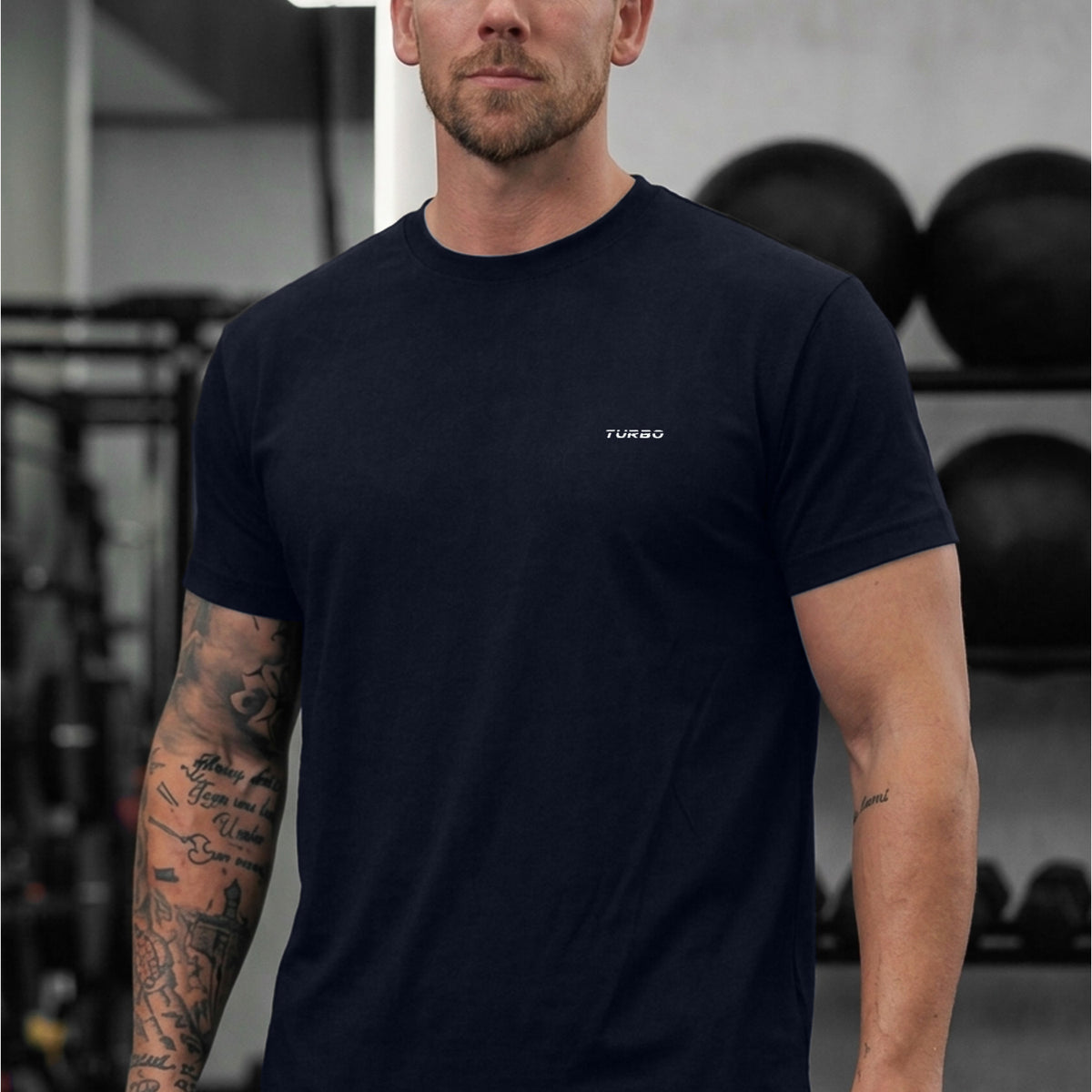 Turbo Regular-Fit Round Neck Dry-fit Shirts*