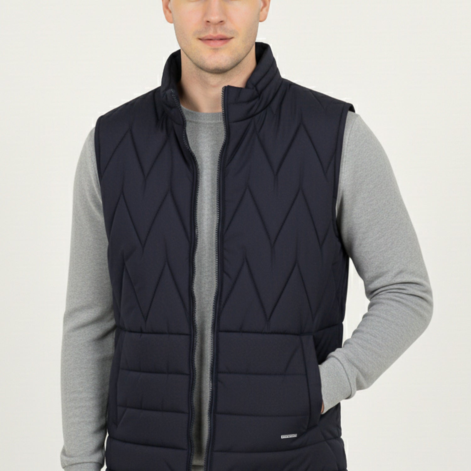 Sleeveless Reversible Perashoot Imported Men's Gilet