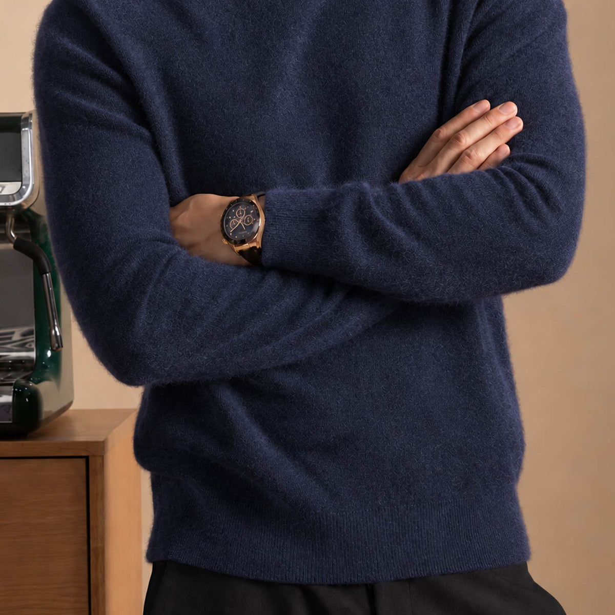 Turbo Extreme Rabbit Wool Turtleneck Pullover Imported High Neck